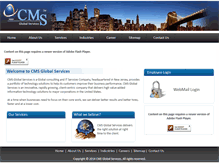 Tablet Screenshot of cmsglobalservices.com